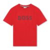 Тениска с лого BOSS Kidswear