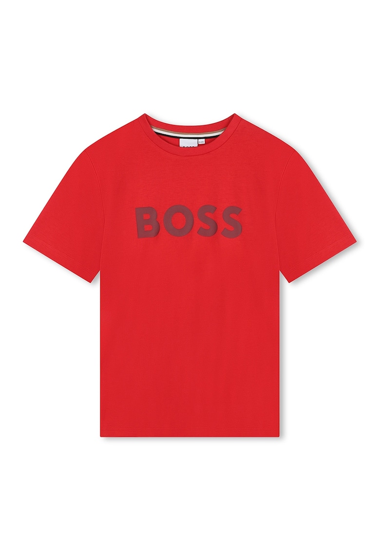 Тениска с лого BOSS Kidswear