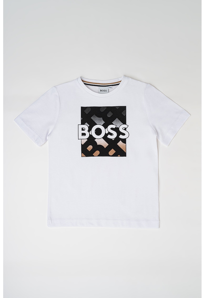 Тениска с лого BOSS Kidswear