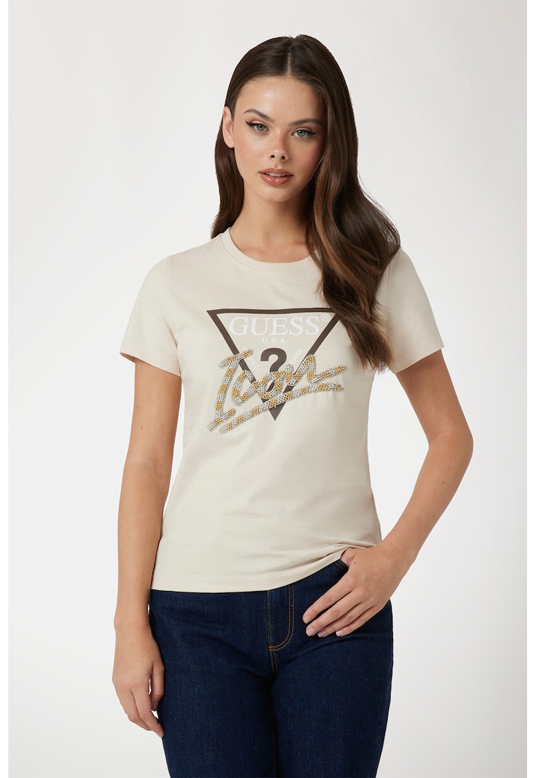 Тениска с лого GUESS