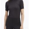 Тениска с модал с отвори CALVIN KLEIN