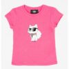 Тениска с принт KARL LAGERFELD KIDS