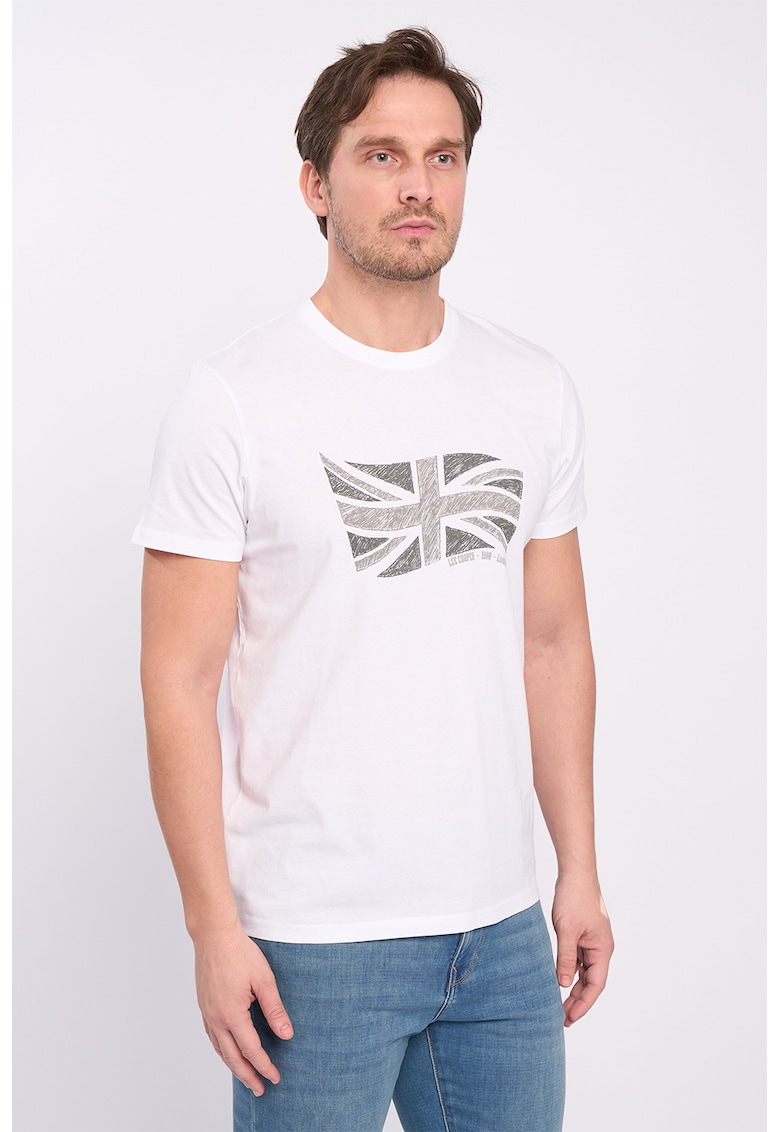 Тениска с фигурален десен Lee Cooper