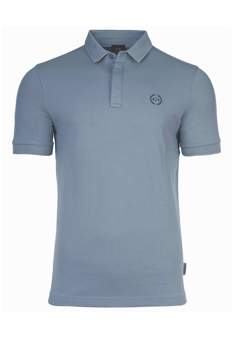 Тениска слим 14263 с лого ARMANI EXCHANGE