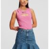 Топ с волани KARL LAGERFELD JEANS