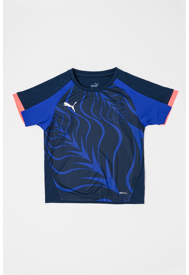 Футболна тениска с овално деколте и принт Puma