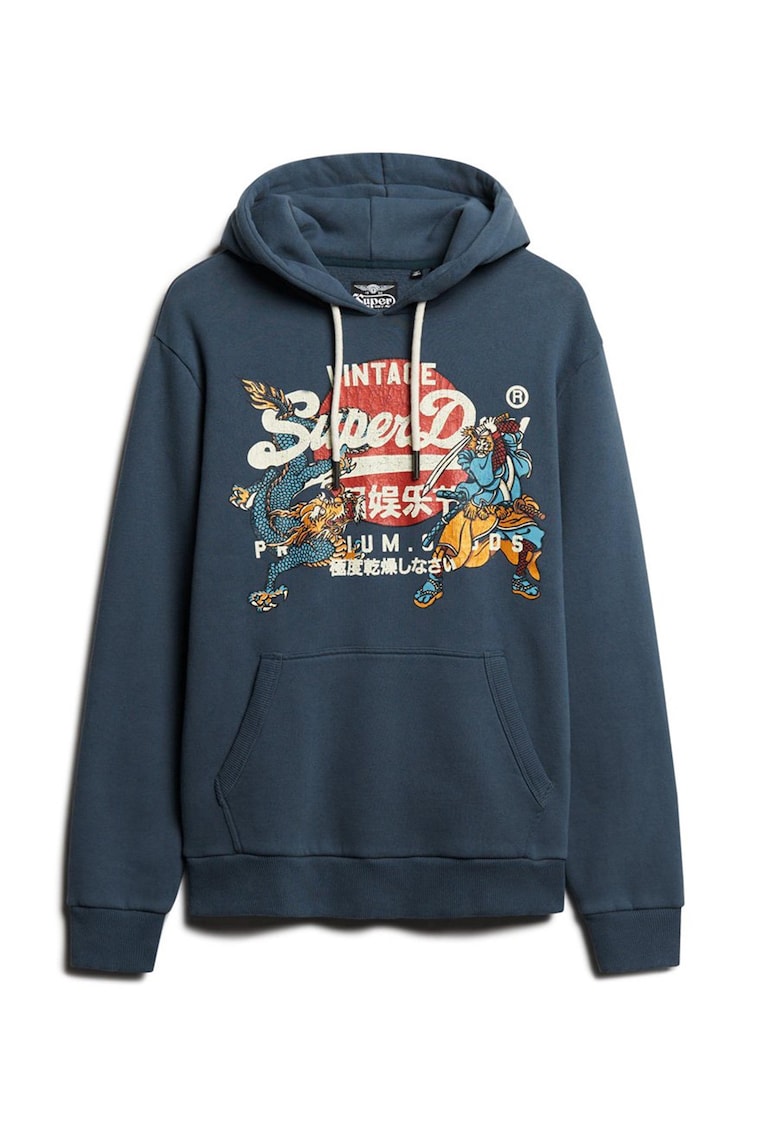 Худи Tokyo VI д принт и джоб кенгуру SUPERDRY