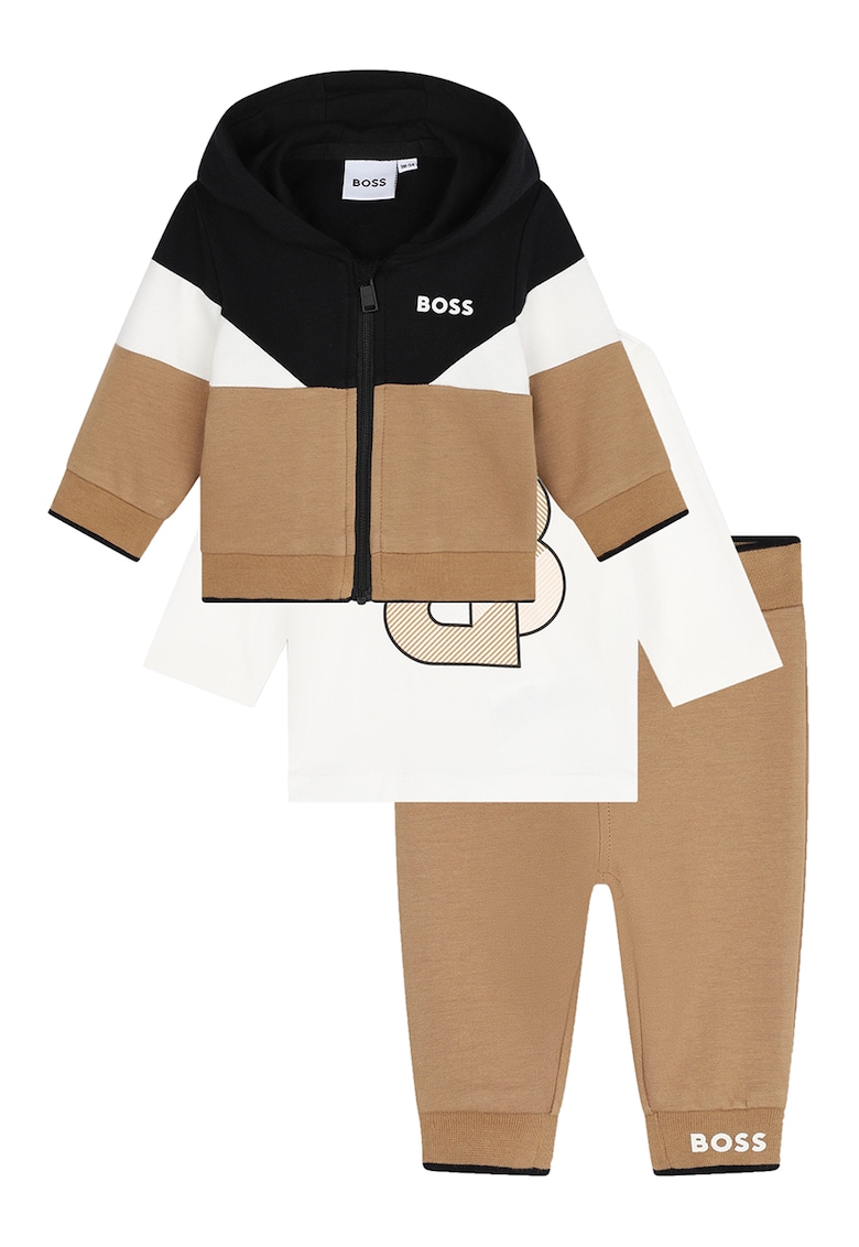 Худи с цип - блуза и панталон - 3 части BOSS Kidswear