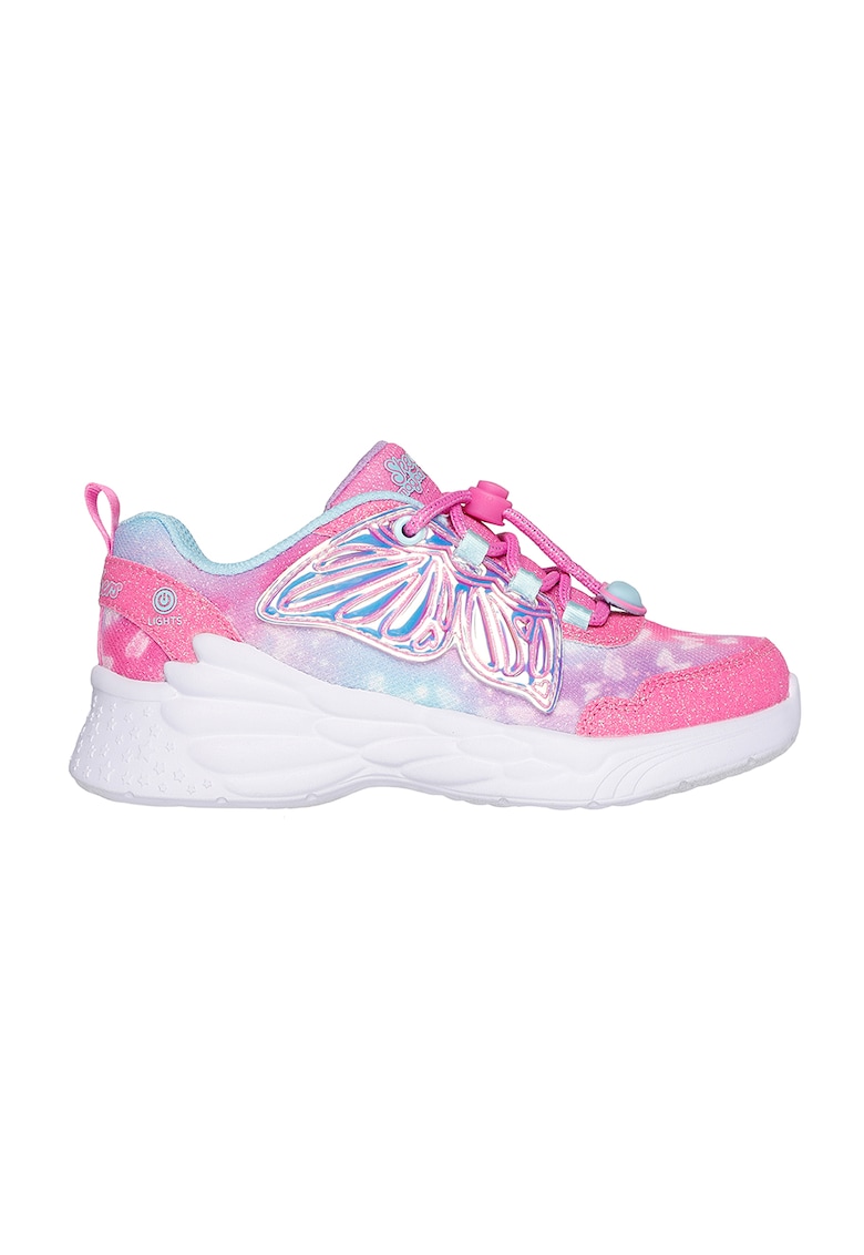 Бляскави спортни обувки Dream Racer с LED светлини Skechers