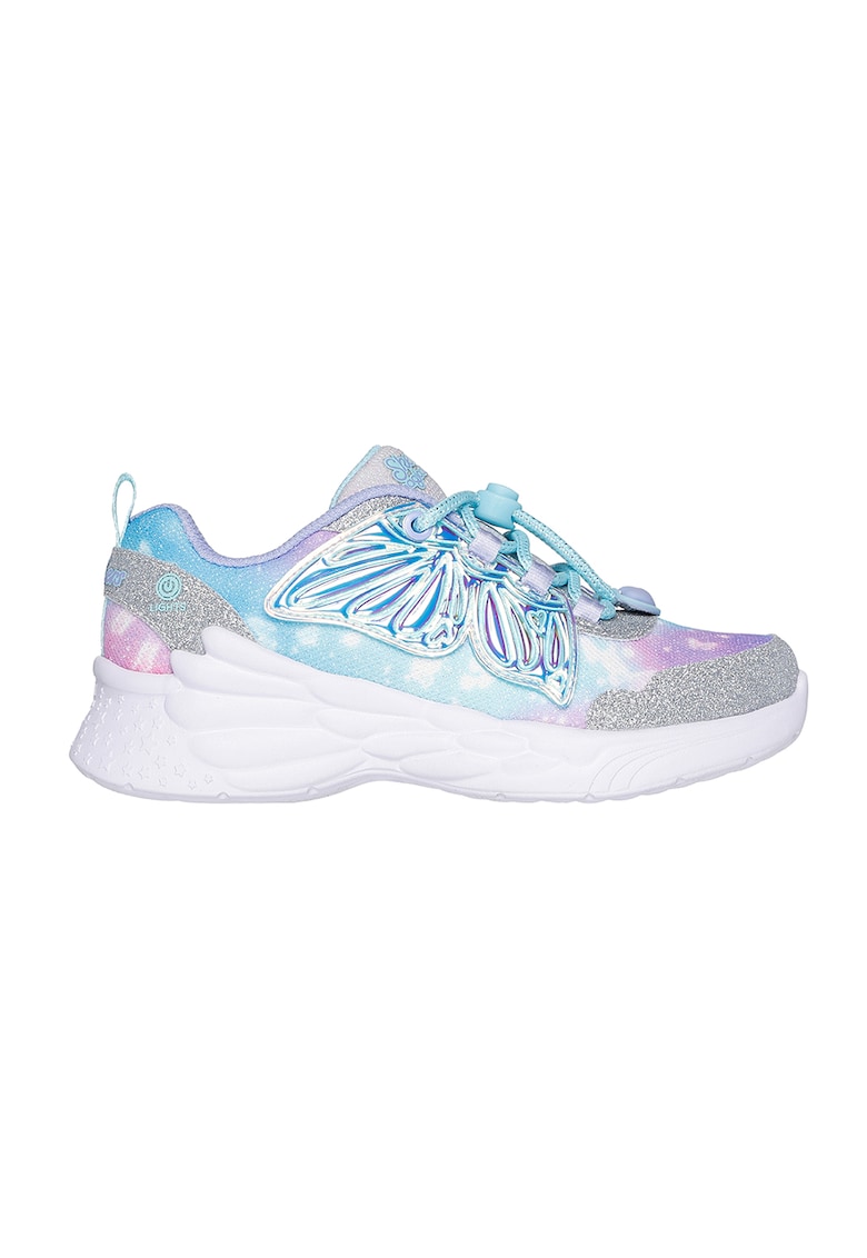 Бляскави спортни обувки Dream Racer с LED светлини Skechers