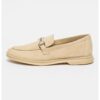 Велурени мокасини с метално лого GUESS