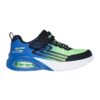 Двуцветни спортни обувки с контрастен връх и велкро Skechers