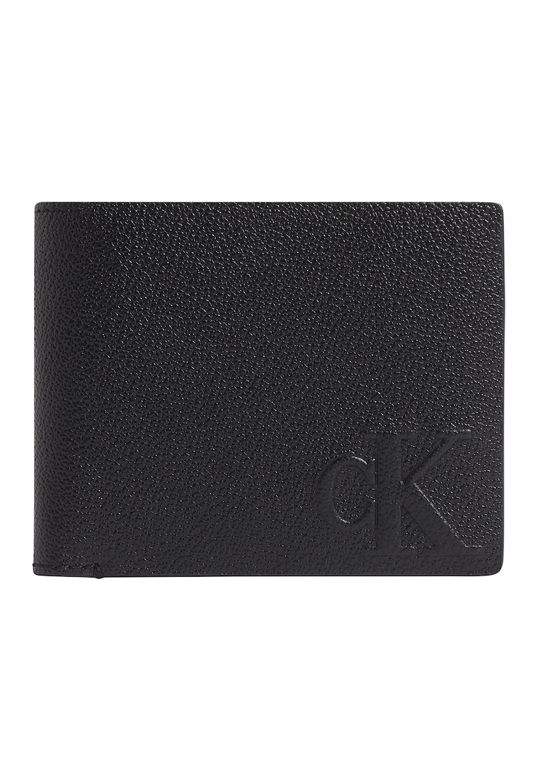 Кожен портфейл с двойно прегъване CALVIN KLEIN JEANS