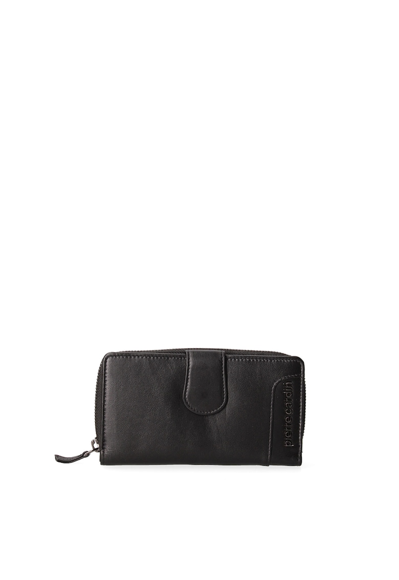 Кожен портфейл с лого Pierre Cardin
