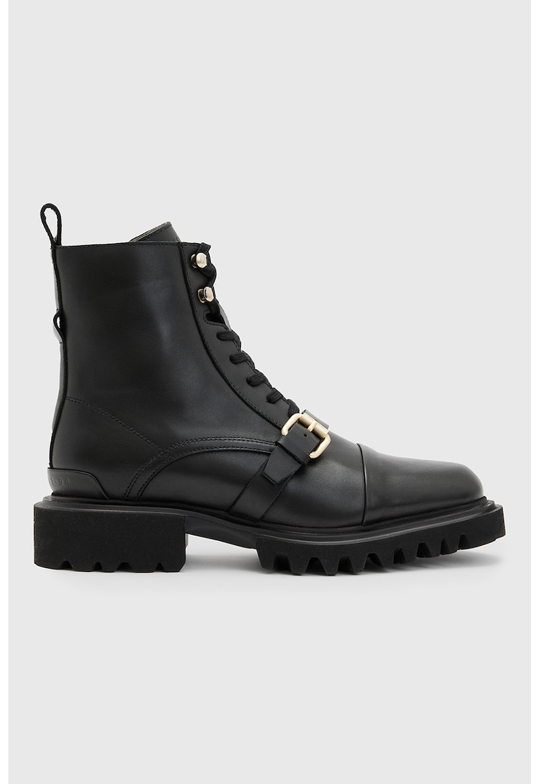 Кожени боти с масивен ток AllSaints