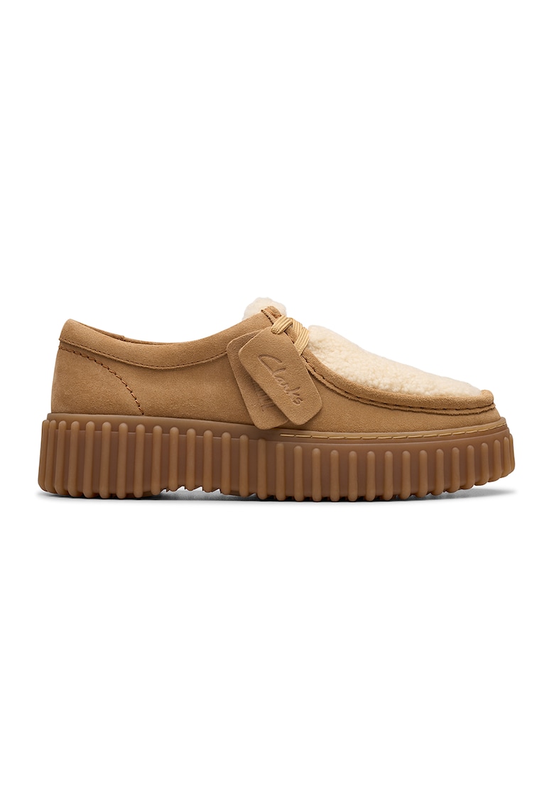 Кожени кежуъл обувки Torhill Clarks