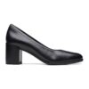 Кожени обувки Freva с масивен ток Clarks