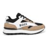 Спортни обувки в цветен блок с велур BOSS Kidswear