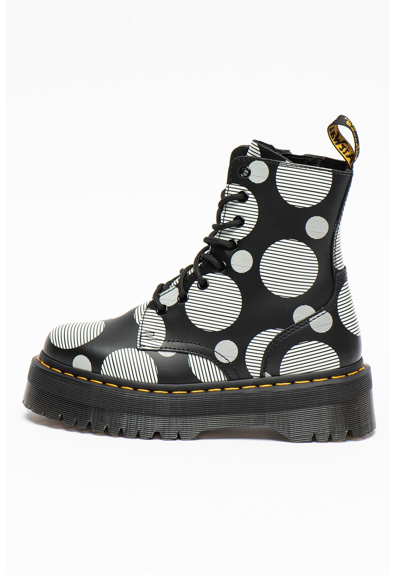 Боти Jadon от гладка кожа на точки Dr Martens