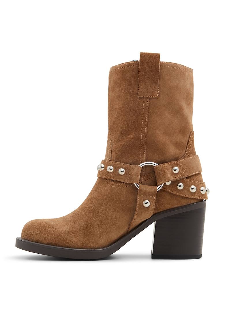 Велурени боти Albai с масивен ток Aldo
