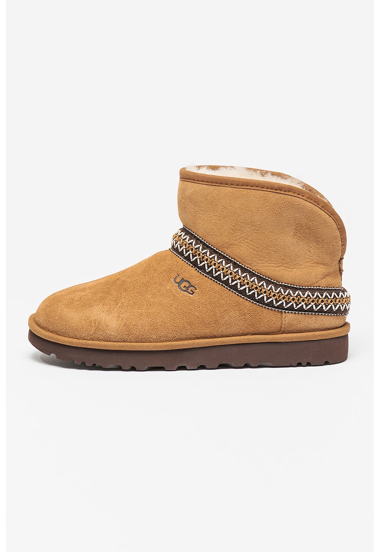 Велурени боти Classic Mini Crescent UGG