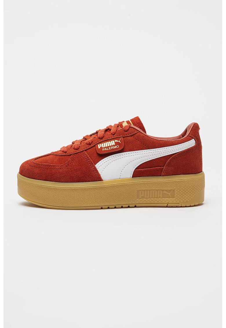 Велурени спортни обувки Palermo Elevata с равна платформа Puma