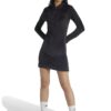 Кадифена рокля с цип adidas Sportswear