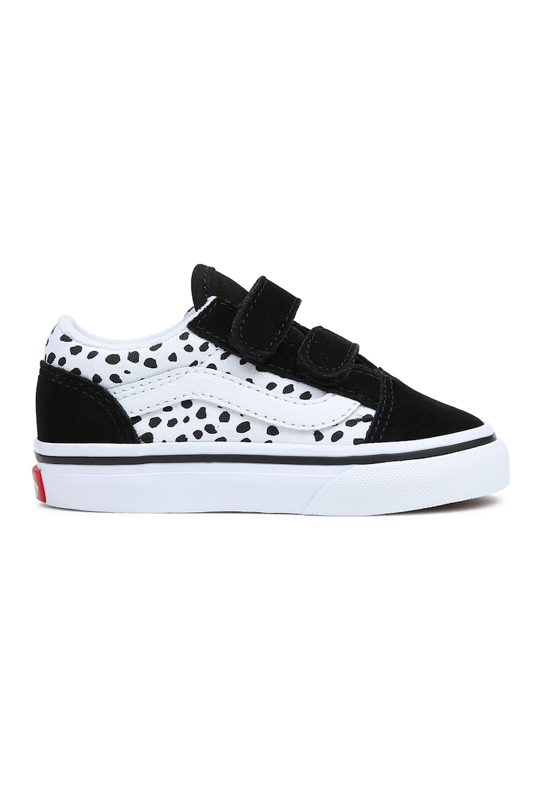 Кецове от велур Skool с велкро Vans