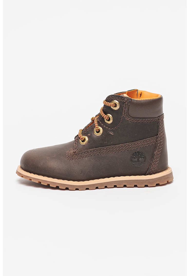 Кожени боти с цип Timberland