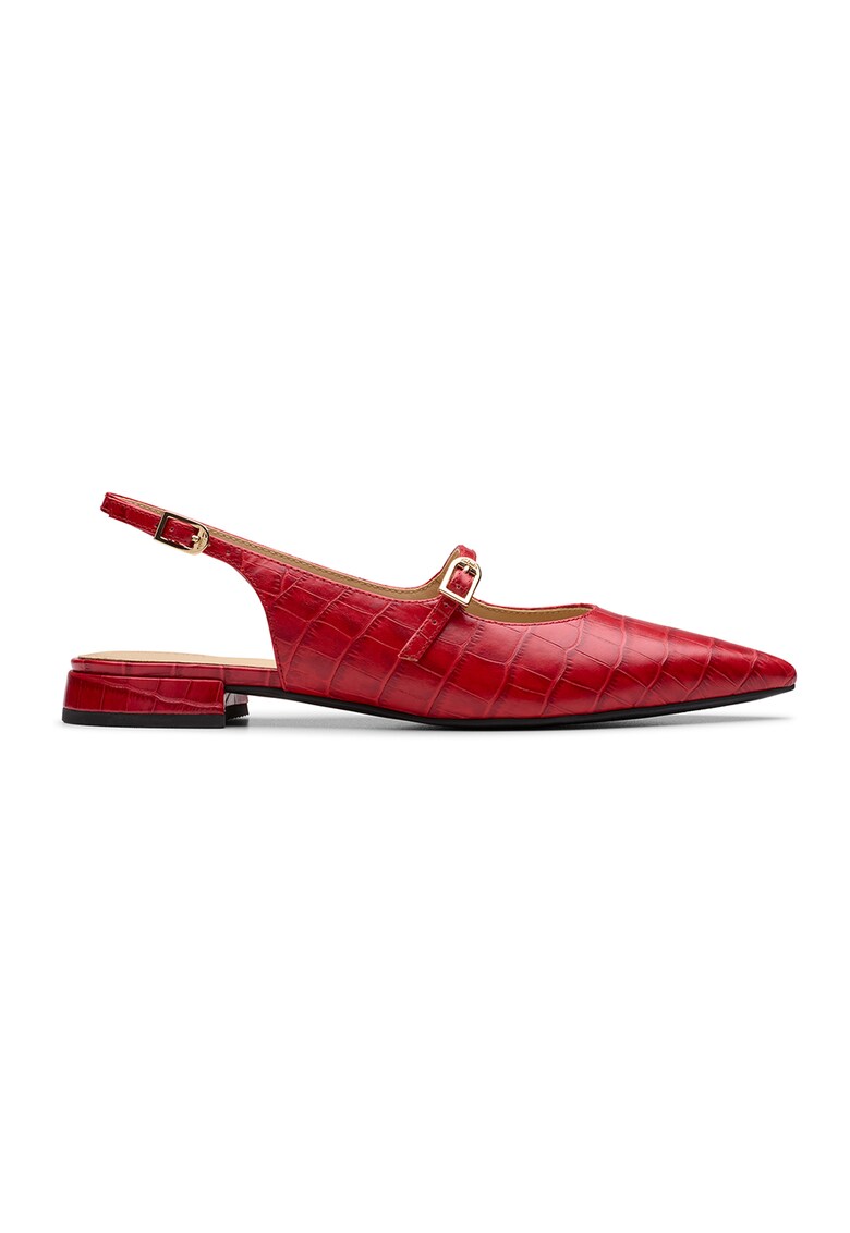 Кожени заострени пантофки Sensa Clarks