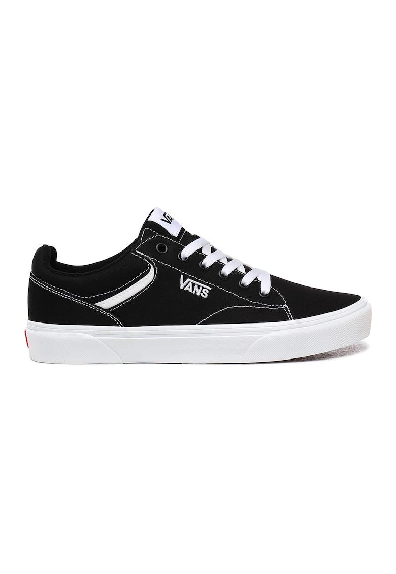 Кожени кецове Seldan с лого Vans