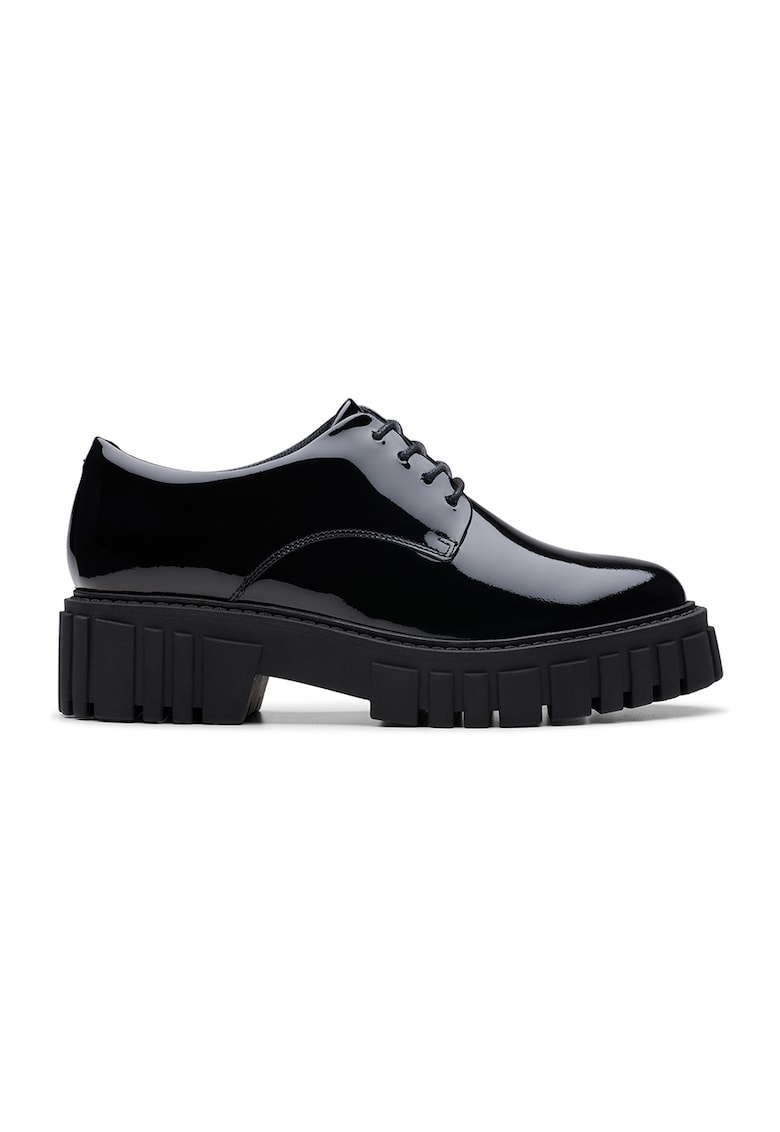 Кожени обувки Page Walk тип Derby Clarks