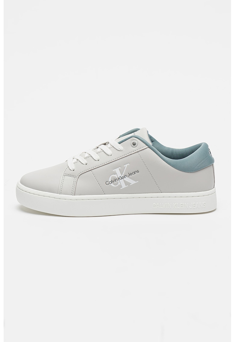 Кожени спортни обувки Classic Cupsole със синтетика CALVIN KLEIN JEANS