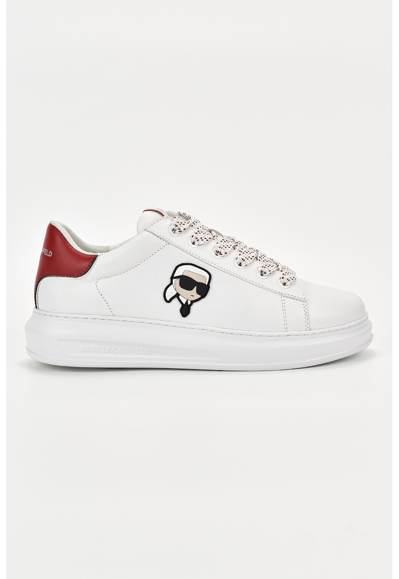 Кожени спортни обувки с апликация на Karl Lagerfeld Karl Lagerfeld