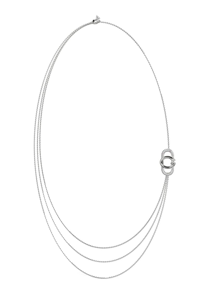Колие от неръждаема стомана с кристали GUESS