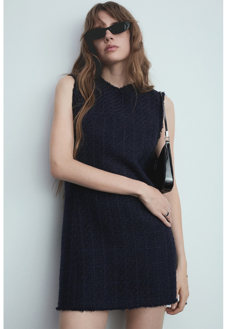 Къса рокля от туид Tina Mango