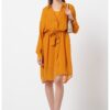 Рокля-риза от шифон ARMANI EXCHANGE