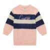 Рокля тип пуловер с вълна с рипсени краища GUESS KIDS