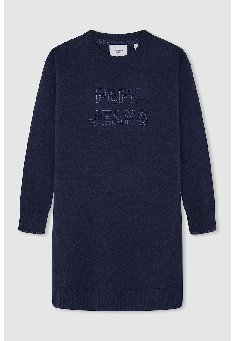 Рокля тип суитшърт с лого Pepe Jeans London