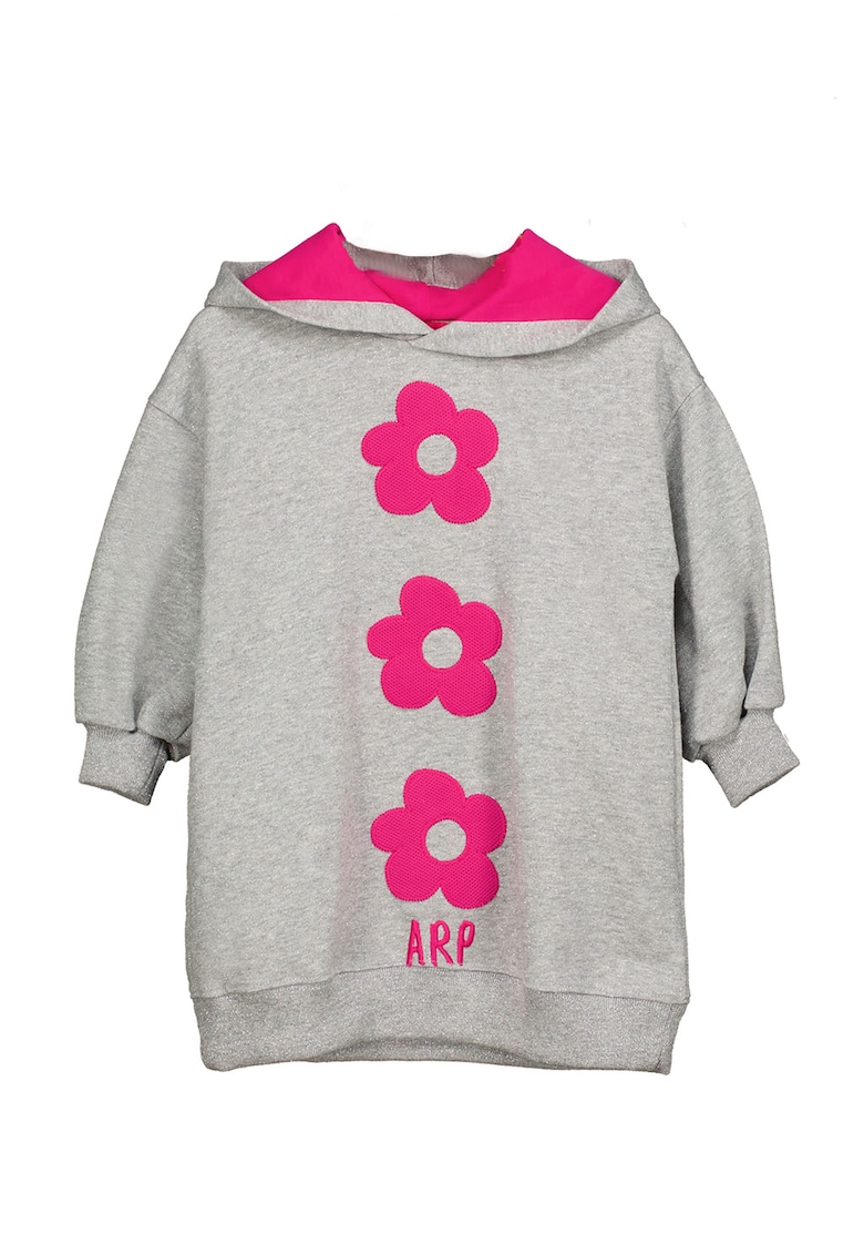 Рокля-худи с флорални апликации Agatha Ruiz de la Prada