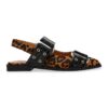 Пантофки от еко кожа с животинска шарка Steve Madden