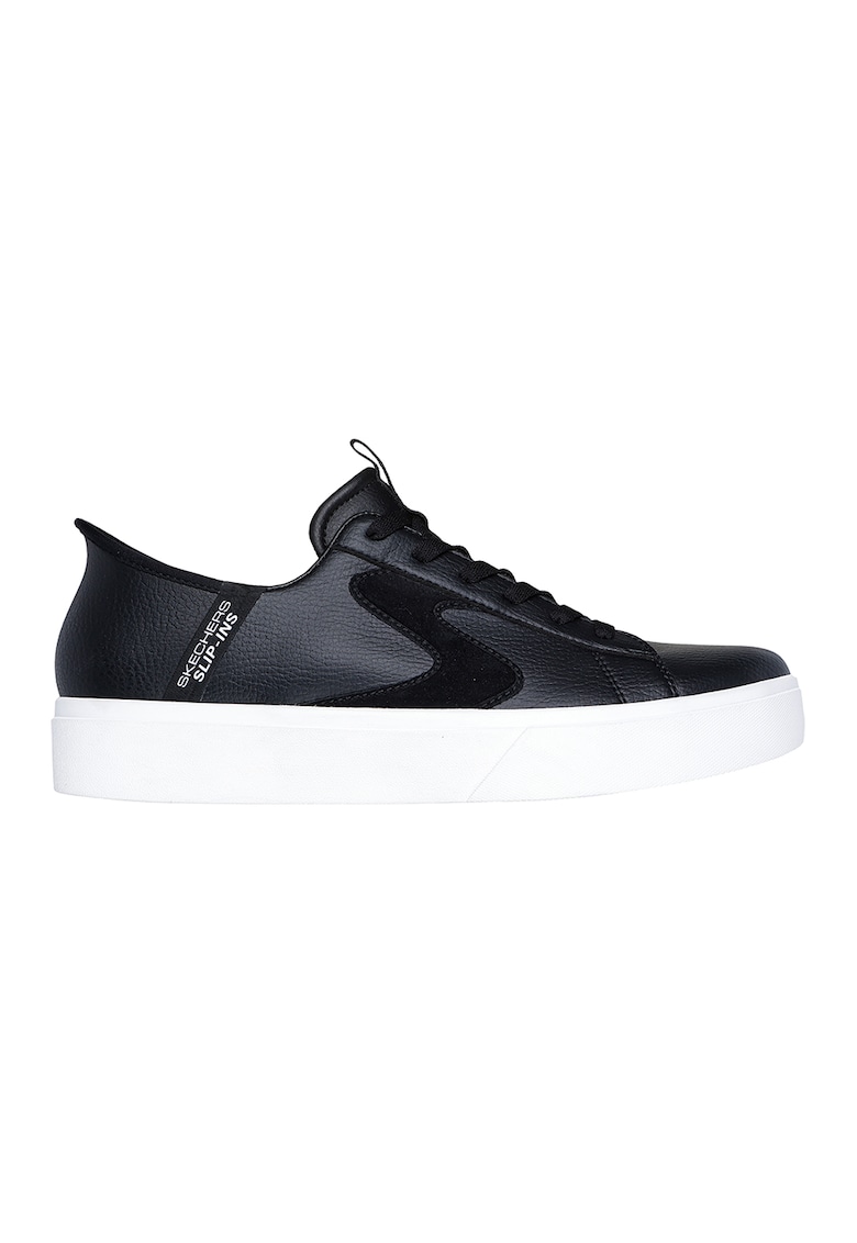 Спортни обувки Eden LX тип Slip-ins от еко кожа с релеф Skechers