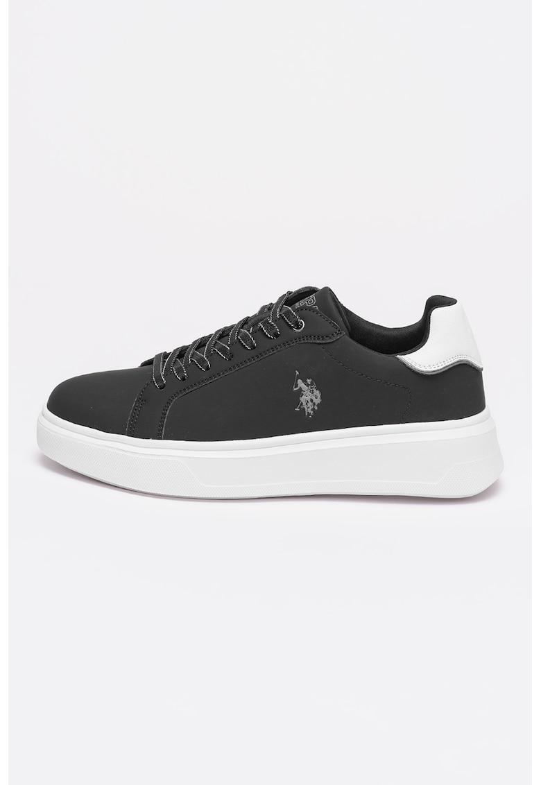 Спортни обувки от еко кожа с платформа US Polo Assn