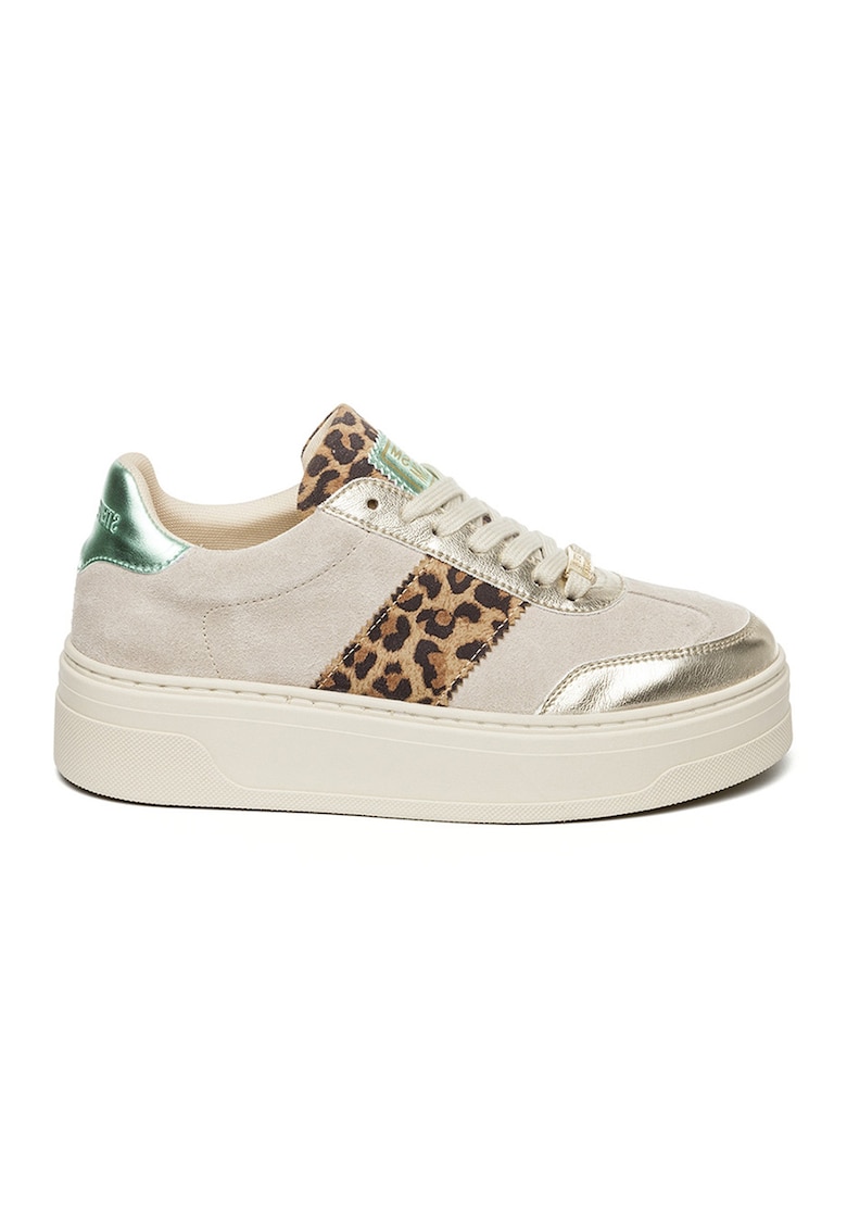 Спортни обувки с равна платформа и връзки Steve Madden