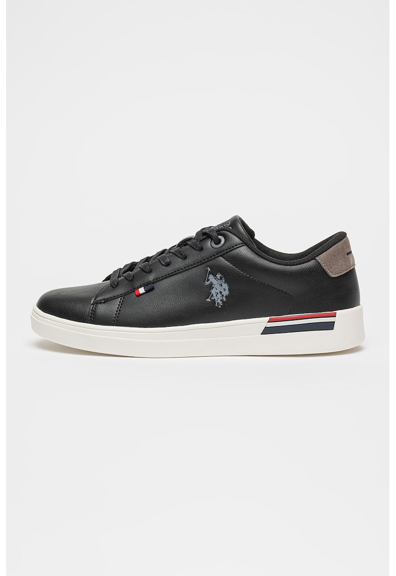 Тренировъчни обувки от еко кожа Alfie с велур US Polo Assn