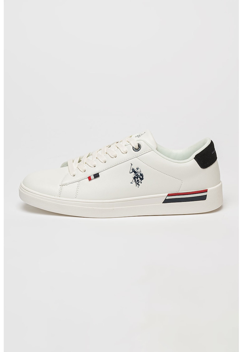 Тренировъчни обувки от еко кожа Alfie с велур US Polo Assn