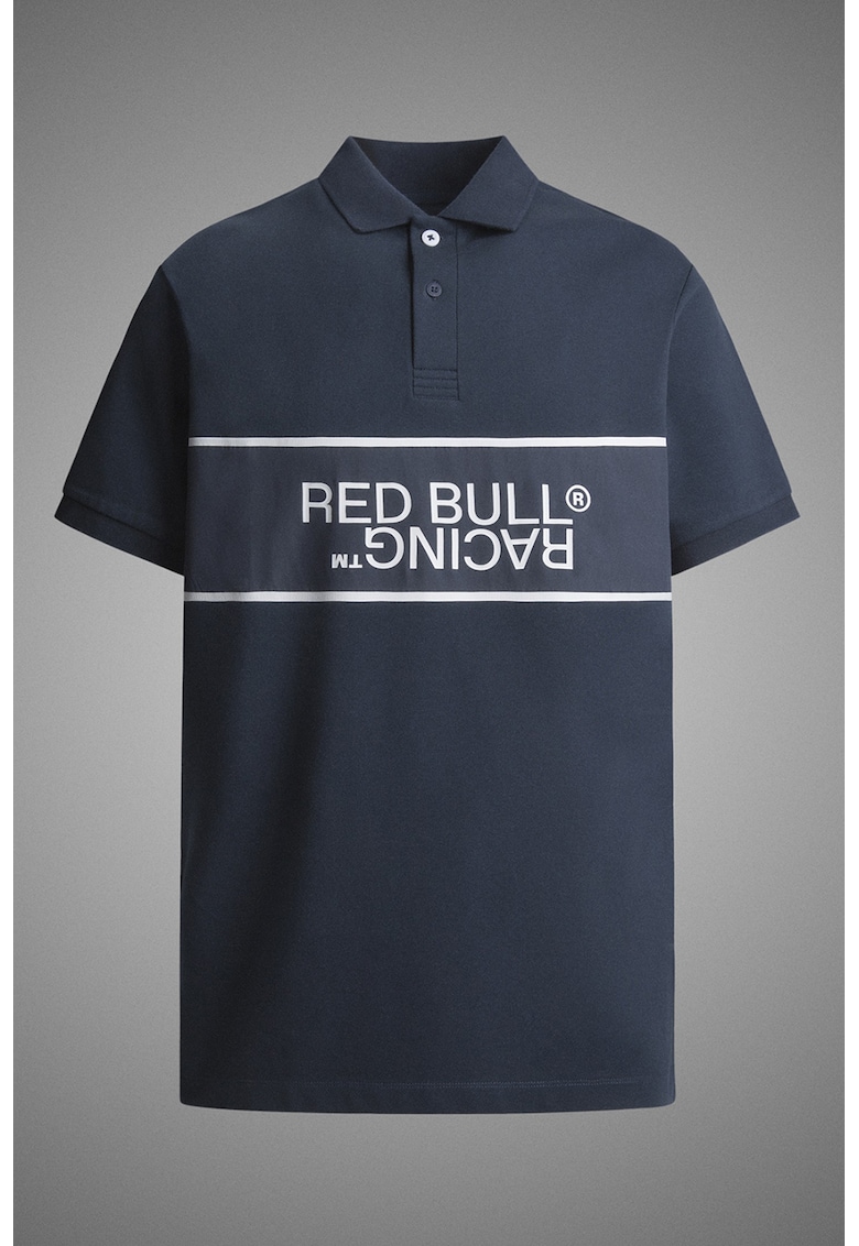 Pepe Jeans London - Тениска с яка и лого Red Bull Racing by Pepe Jeans London