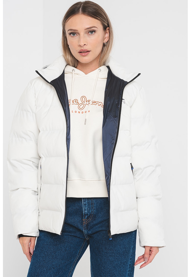 Pepe Jeans London - Унисекс капитонирано зимно яке с качулка Red Bull Racing by Pepe Jeans London