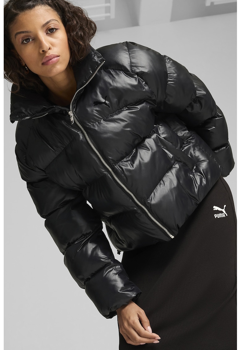 Woman - Капитонирано зимно яке с бляскав ефект Puma