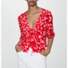 Блуза Rosaura с принт Mango